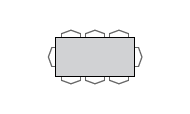 .:: Table avec dessus HPL THRGL-0520 ::.